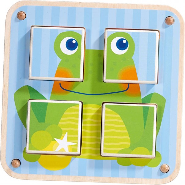 Puzzle de Cubos - Animales del Jardín