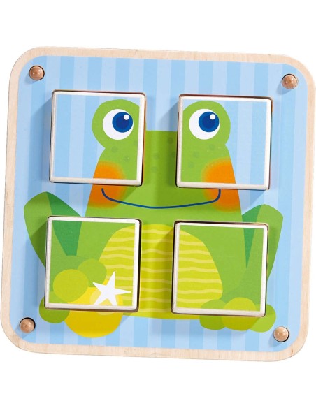 Puzzle de Cubos - Animales del Jardín