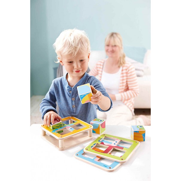 Puzle de Cubs - Animals del Jardí