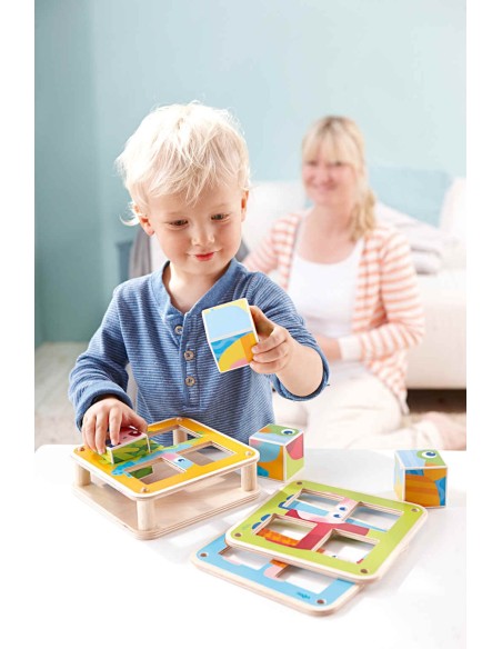 Puzle de Cubs - Animals del Jardí