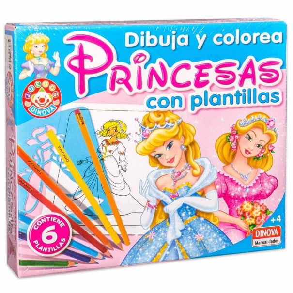 Juego de Plantillas - Princesas