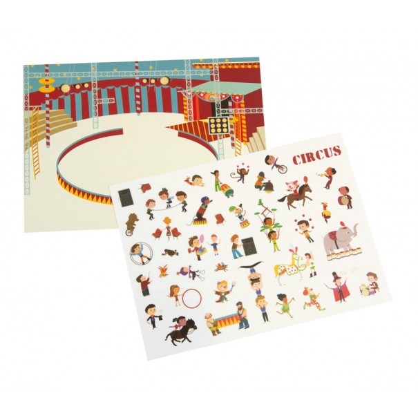 170 Stickers Reutilizables - La Ciudad