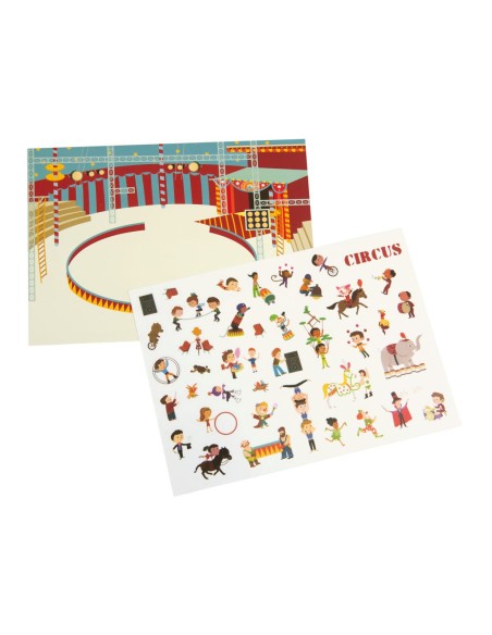 170 Stickers Reutilizables - La Ciudad