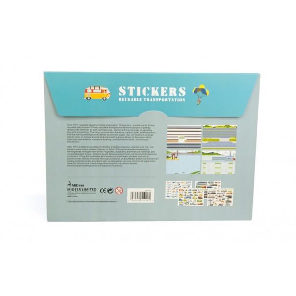 110 Stickers Reutilitzables - El Tràfic