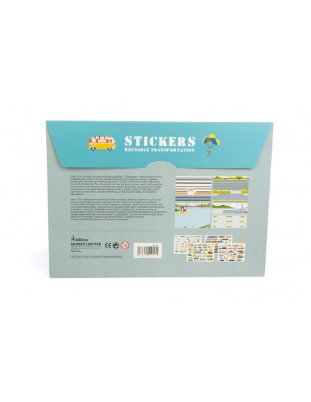 110 Stickers Reutilitzables - El Tràfic