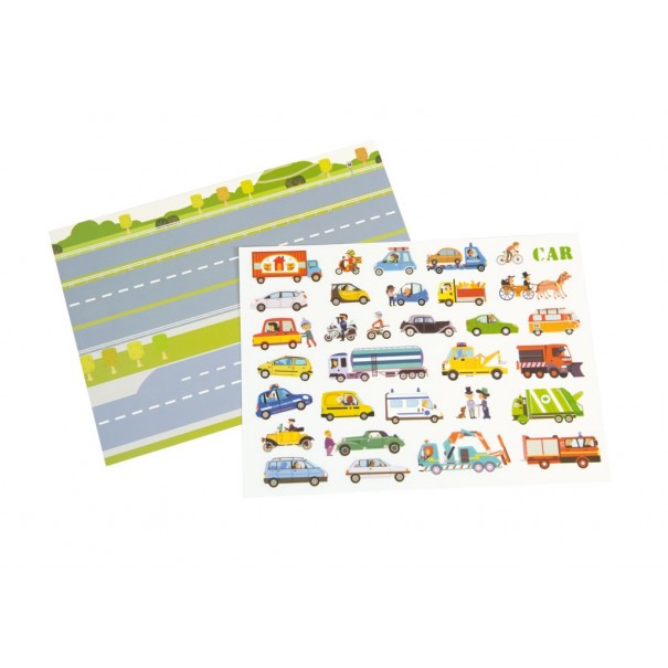 110 Stickers Reutilitzables - El Tràfic