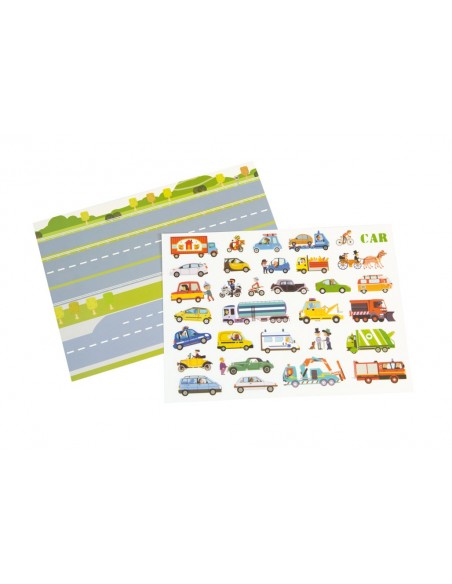 110 Stickers Reutilitzables - El Tràfic