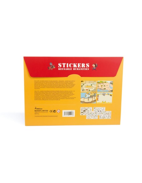180 Stickers Reutilizables