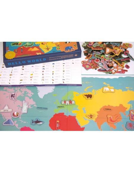 Mapa Magnètic del Món