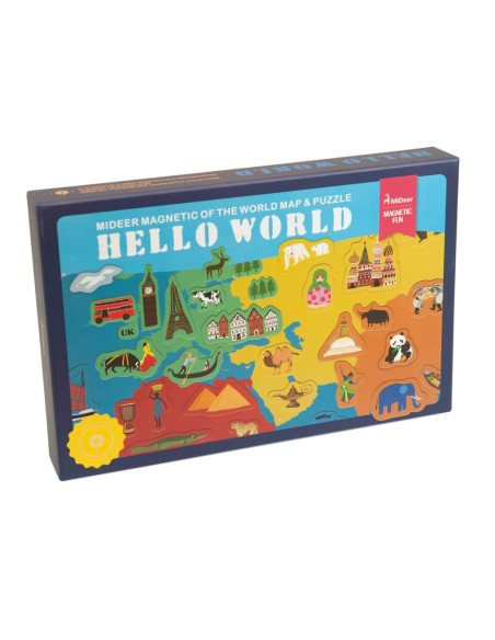 Mapa Magnètic del Món