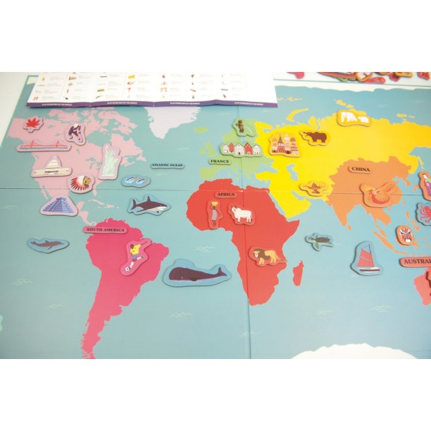 Mapa Magnètic del Món