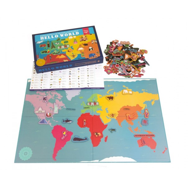 Mapa Magnètic del Món