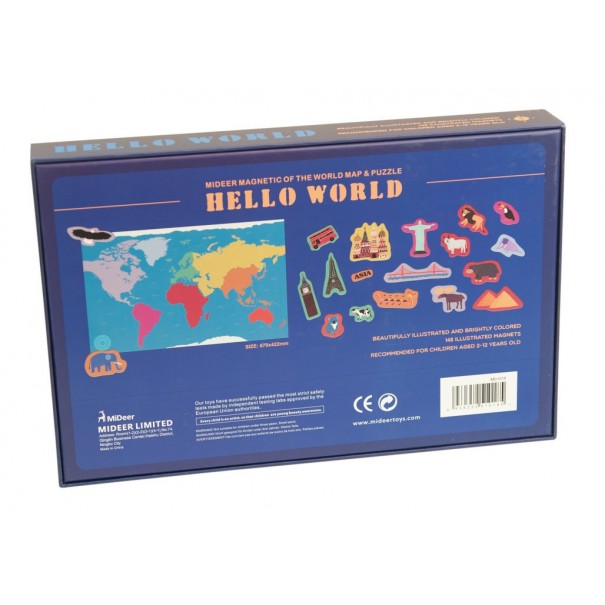 Mapa Magnètic del Món