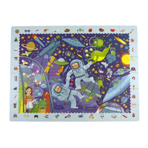 Puzle Detectiu 42 pcs - L'Espai