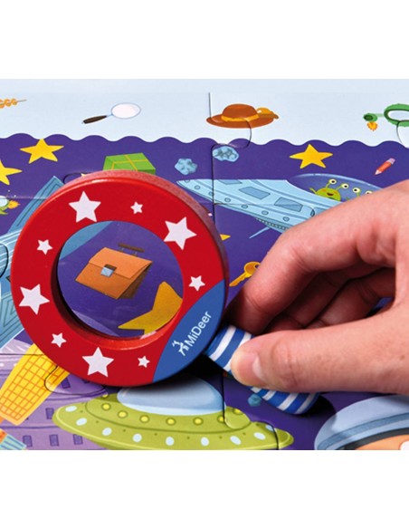 Puzle Detectiu 42 pcs - L'Espai