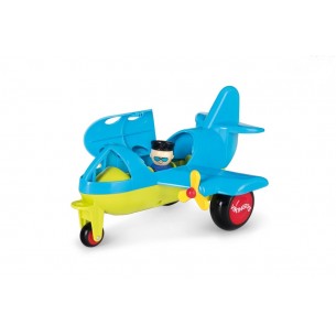 Avió de joguina + 2 figures