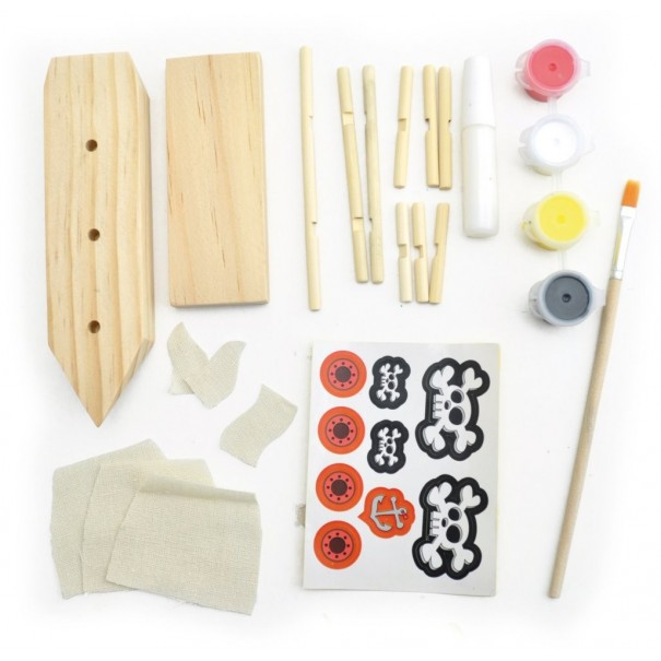 Monta y Decora Tu Barco Pirata