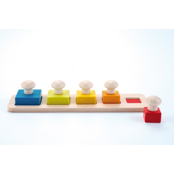 Juego cuadrados de colores