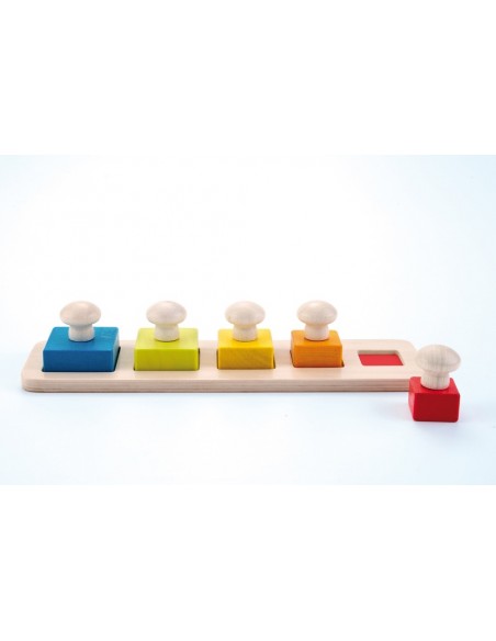 Juego cuadrados de colores