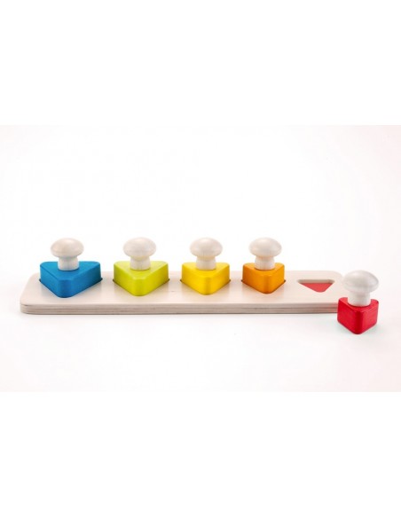 Joc d'Associació Triangles - Mesures i Color