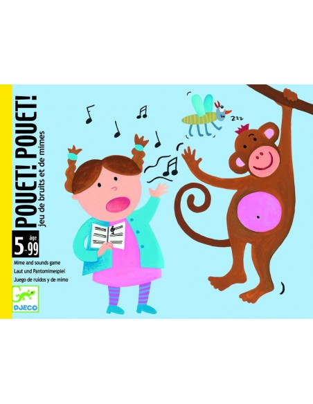 Cartas Pouet Pouet - Juego de mímica