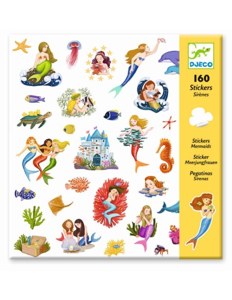 Stickers Sirenas - 160 uni.