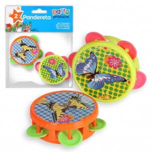 Mini Panderetas de Plástico...