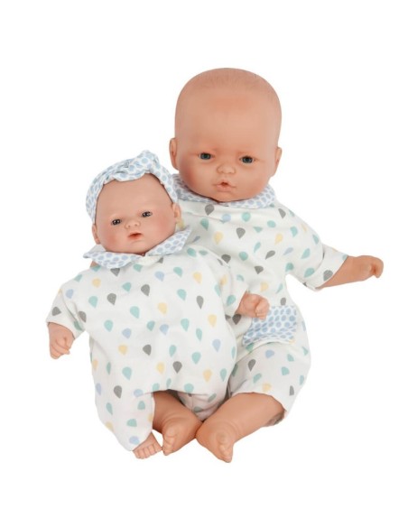 Muñeca Gotas Azul-Verde - 26 cm