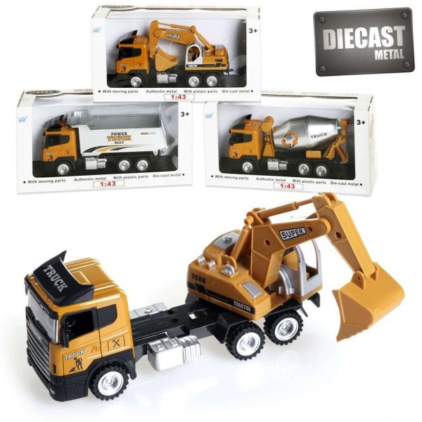 Camiones de construcción de juguete