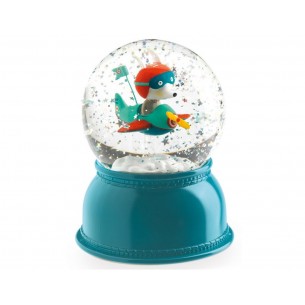 Lámpara Bola de Nieve - Avión
