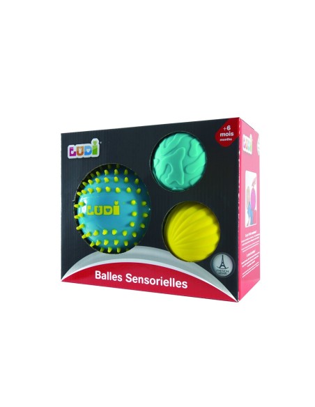 Pelotas Sensoriales - Turquesa y Amarillo