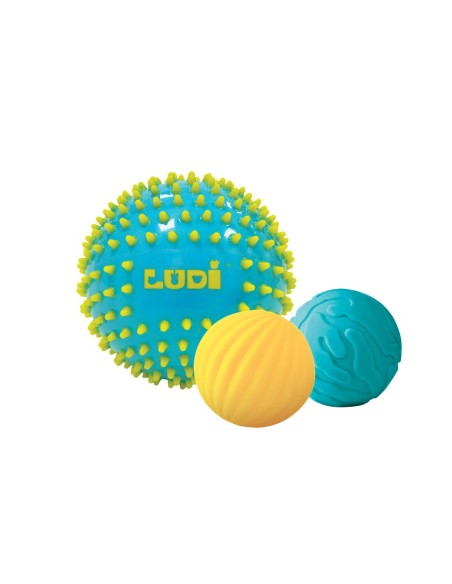Pelotas Sensoriales - Turquesa y Amarillo