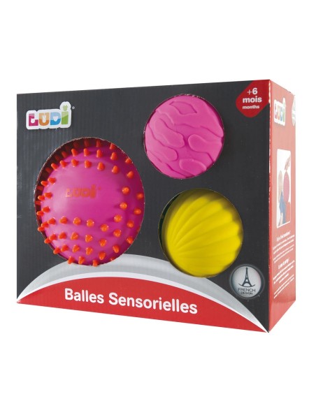 Pelotas Sensoriales - Rosa y Amarillo