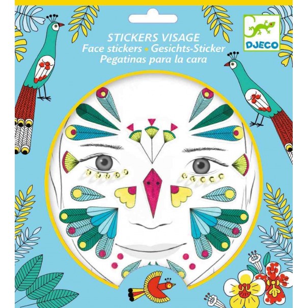 Stickers per la cara - Ocells