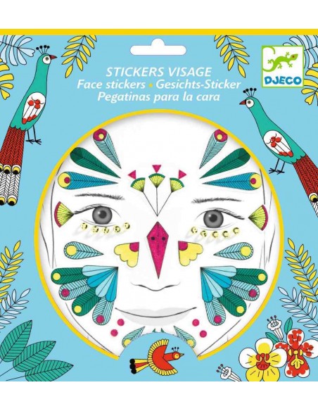 Stickers per la cara - Ocells