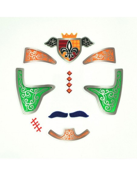 Stickers para la cara - Caballero