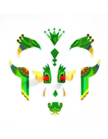 Stickers para la cara Dragón