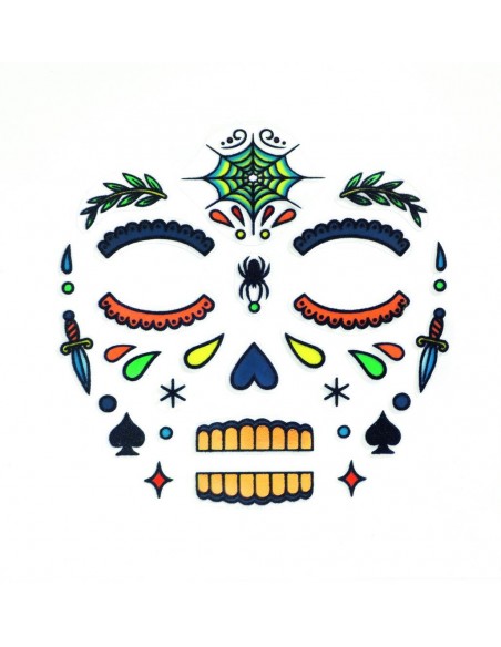 Stickers per la cara de Calavera