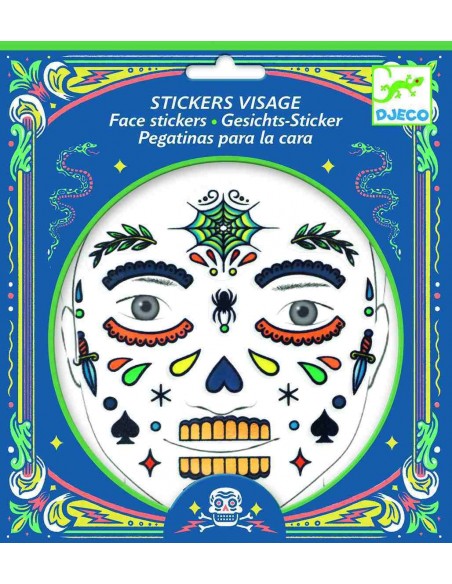 Stickers per la cara de Calavera