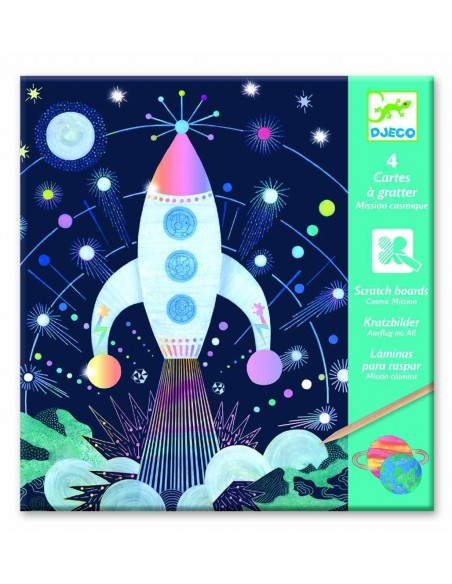 Quadres per rascar -Missio Cosmos-