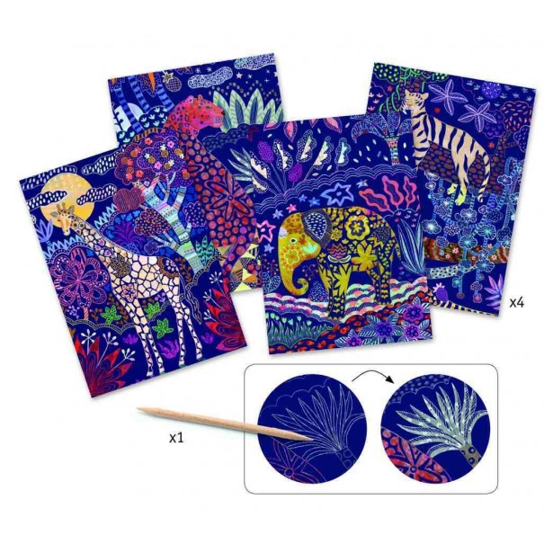 Cuadros para rascar -La Naturaleza-