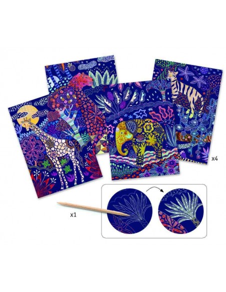 Cuadros para rascar -La Naturaleza-