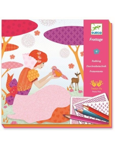 Juego de colorear con patrones -La princesa Louna-