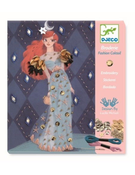 Joc de brodar Djeco -Fashion Cocktail-