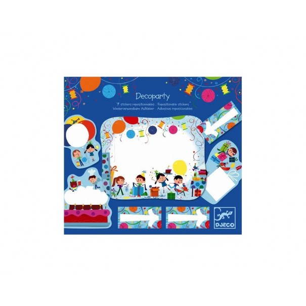 Pegatinas Djeco -Decoparty-