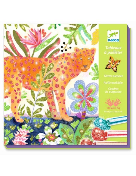 Cuadros con purpurina - Trópico 