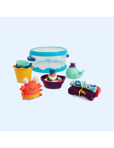 Kit mis primeros juguetes de bañera