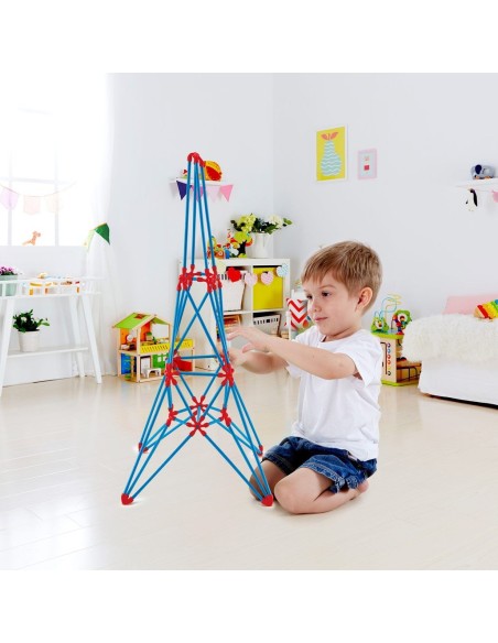 Construcción de bambú - Torre Eiffel