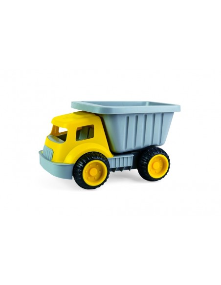 Camión volquete carga y descarga