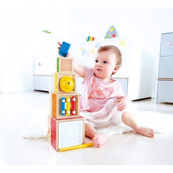 Conjunt musical de fusta Hape